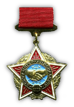 Нагрудный знак «Воину-интернационалисту»